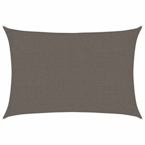 vidaXL Solsegel 160 g/m&sup2; antracit 2x2,5 m HDPE