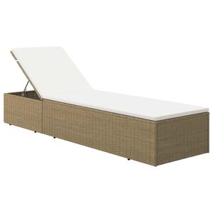 vidaXL Sols&auml;ng konstrotting brun och gr&auml;ddvit