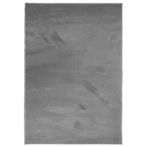 vidaXL Matta OVIEDO kort lugg antracit 140x200 cm