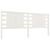 vidaXL S&auml;nggavel vit 186x4x100 cm massiv furu