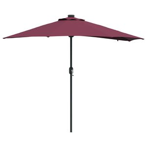 vidaXL Tr&auml;dg&aring;rdsparasol Bordeaux R&ouml;d 294 x 150 x 223 cm
