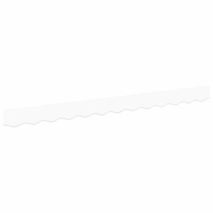 vidaXL Markisvalance Vit 230 x 20 cm Kanvas