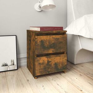 vidaXL S&auml;ngbord r&ouml;kt ek 30x30x40 cm konstruerat tr&auml;