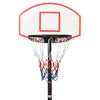 vidaXL Basketkorg med stativ vit 216-250 cm polyeten