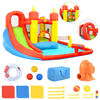 Happy Hop Uppbl&aring;sbar hoppborg med rutschkana pool 410x385x220 cm PVC