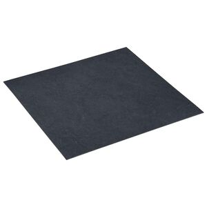 vidaXL Golvplankor Svart 5,11 m&sup2; 55 st PVC