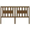 vidaXL Sänggavel honungsbrun 166x4x100 cm massiv furu