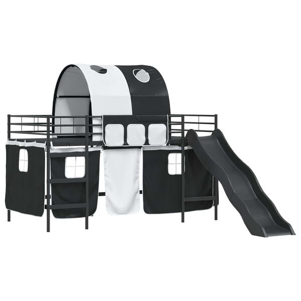 vidaXL Svart 100 x 201 cm