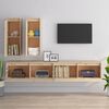 vidaXL Tv-bänk 4 st massiv furu