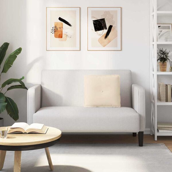 vidaXL Ryggkudde Beige 50 x 45 cm Mikrofiber Tyg