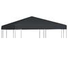 vidaXL Paviljongtak 310 g/m&sup2; 3x3 m gr&aring;