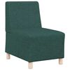 vidaXL Modulsofa utan armst&ouml;d 3 pcs M&ouml;rkgr&ouml;n 55 x 74 x 82 cm tyg
