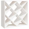 vidaXL Vinsk&aring;p vit 62x25x62 cm massiv furu