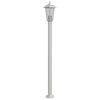 vidaXL Utomhusgolvlampa silver 120 cm rostfritt st&aring;l