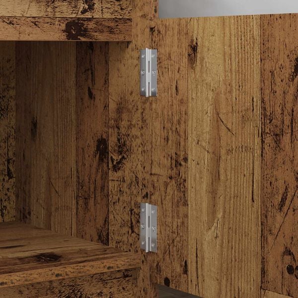 vidaXL G&aring;ngj&auml;rn Enf&auml;rgad 12 pcs Silver 58 x 35 x 1 mm St&aring;l