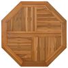 vidaXL Bordsskiva 60x60x2,5 cm &aring;ttakantig massiv teak