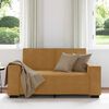 vidaXL 2-sitssoffa brun 160x78x84 cm sammet