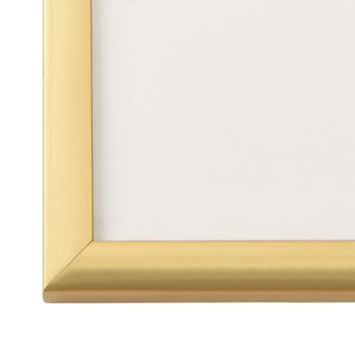 vidaXL Fotoramar 5 st för vägg eller bord guld 50x60 cm MDF