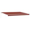 vidaXL Utdragbar markis Orange och Brunt 450 x 300 x 165 cm