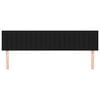 vidaXL Sänggavel 2 st svart 80x5x78/88 cm tyg