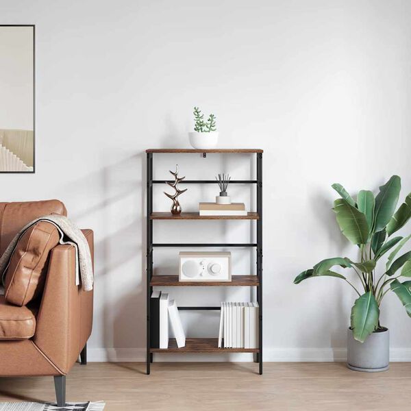 vidaXL Hyllsystem R&ouml;kt ek 60 x 29,5 x 115 cm Konstruerat tr&auml;