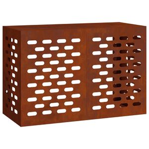 vidaXL T&auml;ckning f&ouml;r Luftkonditionering Rostig 90 x 40 x 60 cm