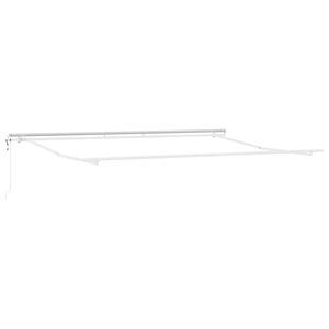vidaXL Markisram Vit 500 &times; 300 cm Aluminium