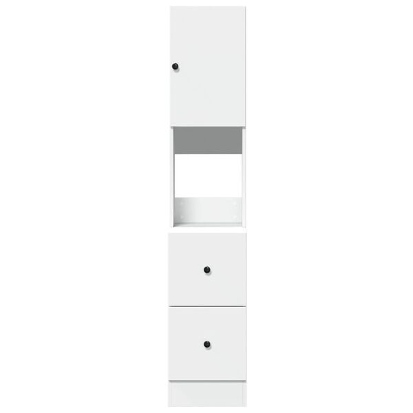 vidaXL Köksskåp vit 35x50x180 cm konstruerat trä