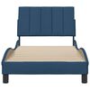 vidaXL Bed Frame without Mattress "Hanko" Blue 90x190 cm Fabric