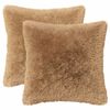 vidaXL Kudde med kudde HEERLEN 6 st Taupe PV Fleece
