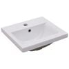 vidaXL Inbyggt handfat 42x39x18 cm keramik vit