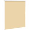 vidaXL Rullgardin mörkläggningsbar beige 140x150 cm tyg bredd 136,6 cm