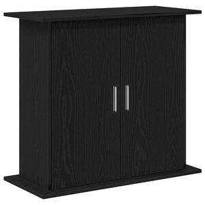 vidaXL Akvariestativ svart ek 81x36x73 cm konstruerat tr&auml;