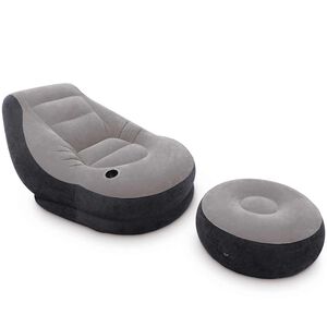 Intex Uppbl&aring;sbar f&aring;t&ouml;lj med puff Ultra Lounge Relax 68564NP