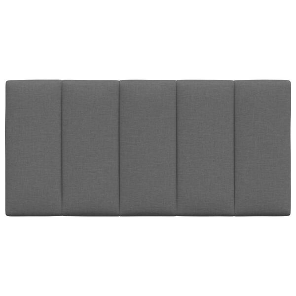 vidaXL Headboard Cushion "Hanko" Dark Grey 100 cm Fabric
