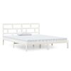 vidaXL S&auml;ngram massiv furu 120x190 cm vit