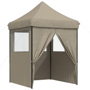 vidaXL Partyt&auml;lt 200 x 200 x 306 cm Taupe Oxford Tyg