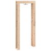 vidaXL Utomhus Dusch 226 cm Massivt talltr&auml; och rostfritt st&aring;l