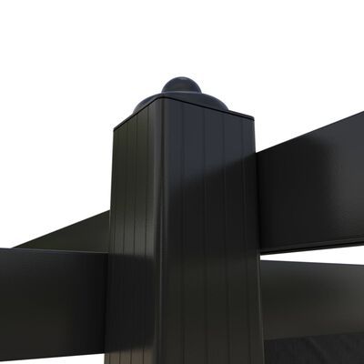 vidaXL Paviljong med infällbart tak 3x3 m antracit