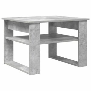 vidaXL Kaffeebord Betonggr&aring; 64 x 54 x 44 cm Konstruerat tr&auml;