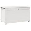 vidaXL Förvaringslåda vit 80x40x45,5 cm massiv furu
