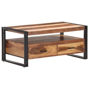 vidaXL Soffbord 100x55x45cm massivt akaciatr&auml;