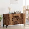 vidaXL Sideboard med l&aring;da Gammalt tr&auml; 100 x 36 x 60 cm Konstruerat tr&auml;