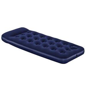 Bestway Luftmadrass med inbyggd fotpump flockad 185 x 76 x 28 cm
