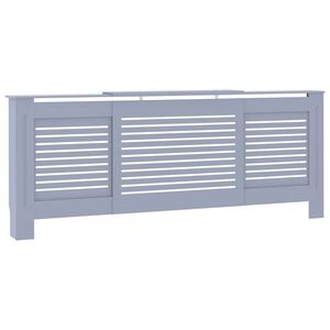 vidaXL Elementskydd MDF gr&aring; 205 cm