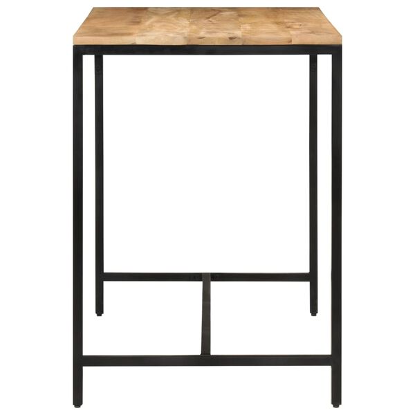 vidaXL Matbord 110x55x75 cm massivt grovt mangotr&auml;