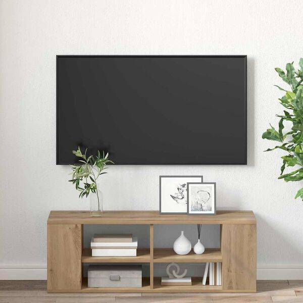 vidaXL TV-b&auml;nkset Artisan Ek 102 x 35 x 35 cm Konstruerat tr&auml;
