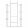 vidaXL Bokhylla vit 86x25,5x140 cm konstruerat tr&auml;