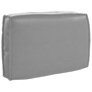 vidaXL Kudde Gr&aring; 60 x 40 x 12 cm Oxford Tyg