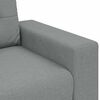 vidaXL Loveseat soffa ljusgr&aring; 120 cm tyg